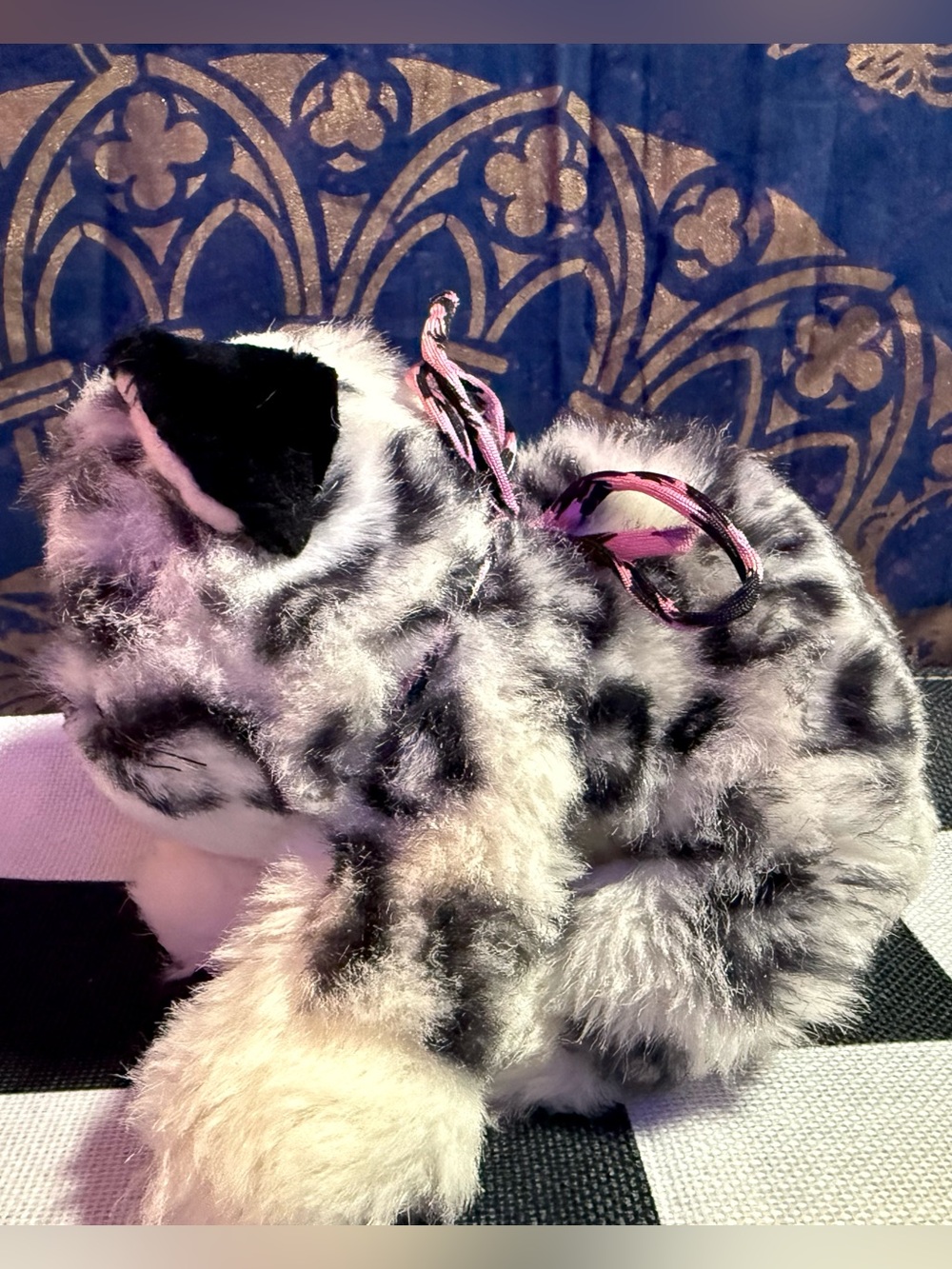 Tyco 1992 Kitty Kitty Kitten Spotted Purring Jungle Cat Rare Vintage Plush - Picture 5 of 9
